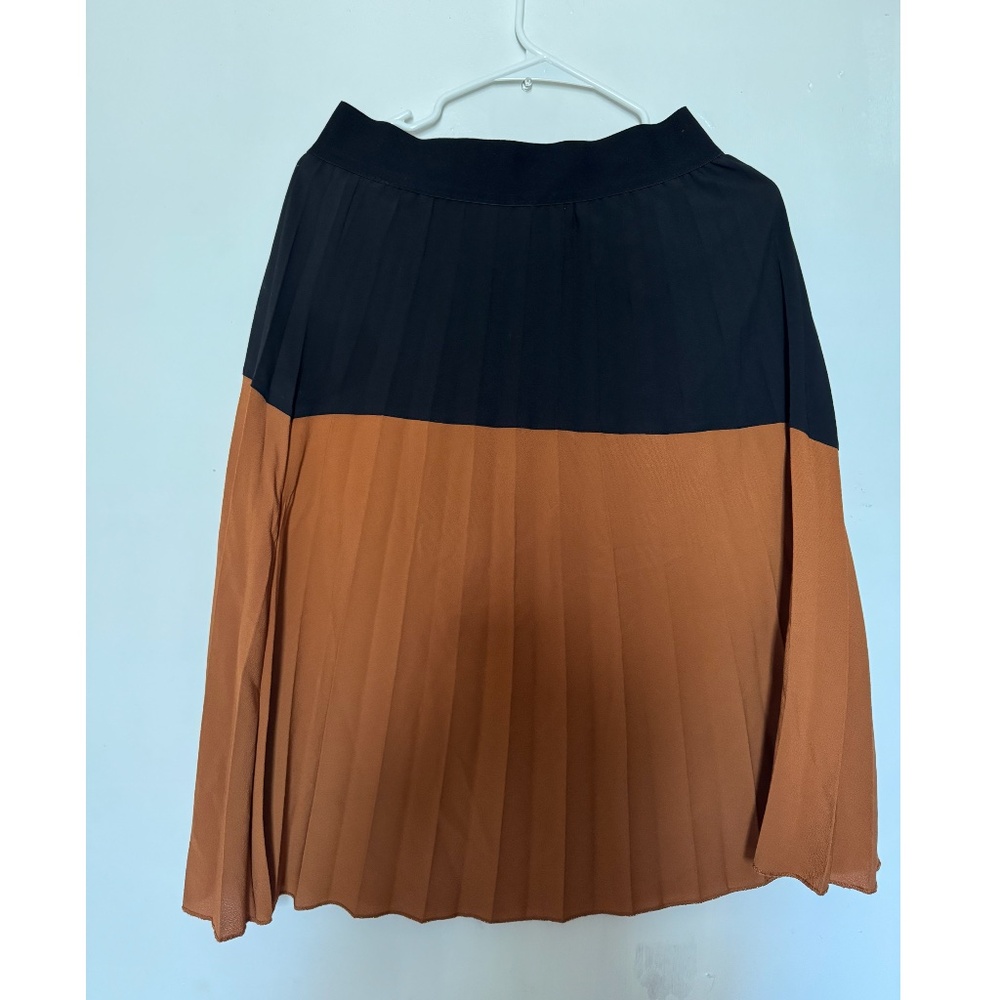 Two Tone Midi Skirt